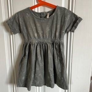 Rylee + Cru 18-24 month Green Dress with pockets!